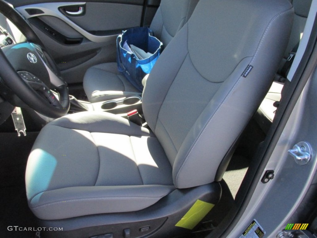 2015 Elantra Limited Sedan - Titanium Gray Metallic / Gray photo #24