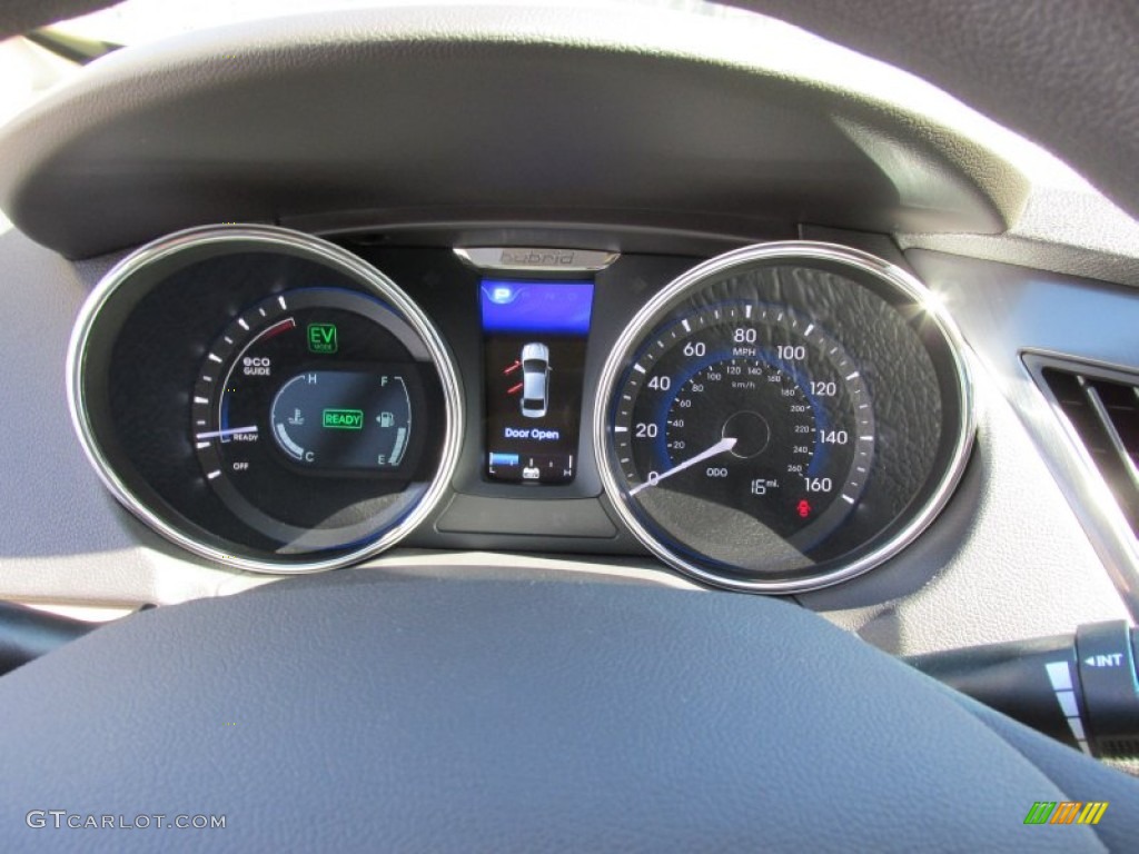 2015 Hyundai Sonata Hybrid Standard Sonata Hybrid Model Gauges Photo #98285441