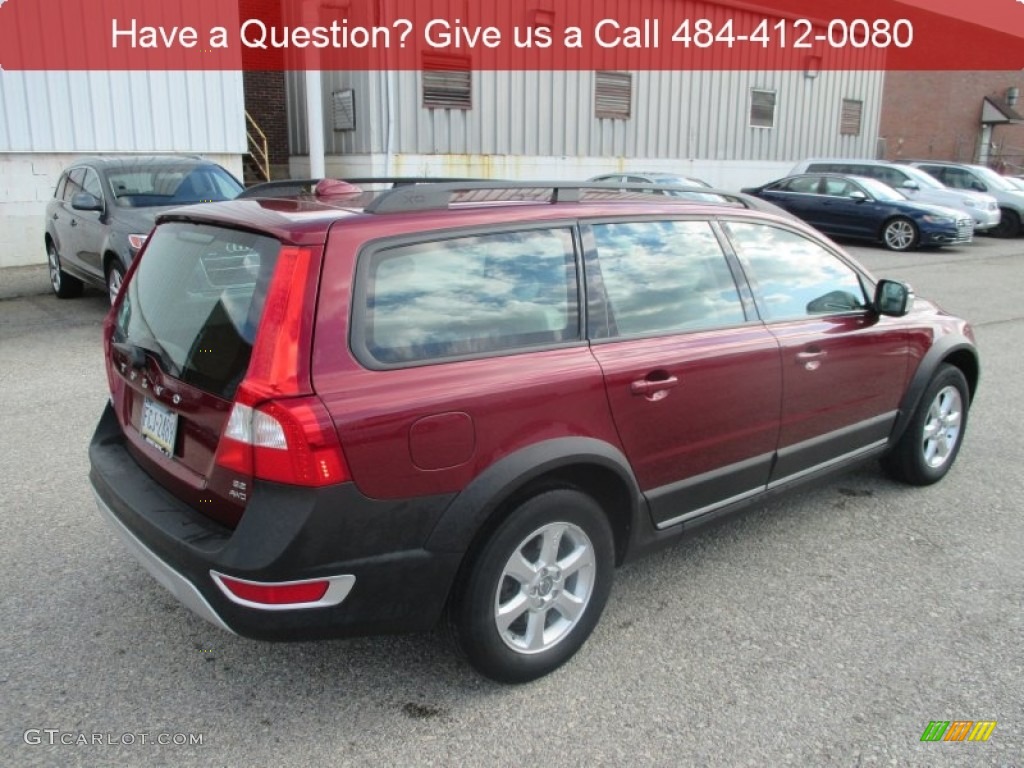 2008 XC70 AWD - Ruby Red Metallic / Sandstone Beige photo #3