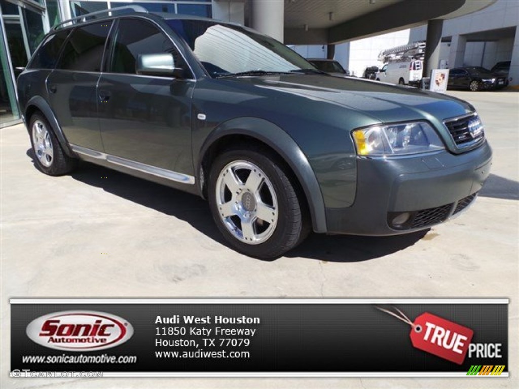 2001 Allroad 2.7T quattro Avant - Highland Green Metallic / Fern Green/Desert Grass photo #1