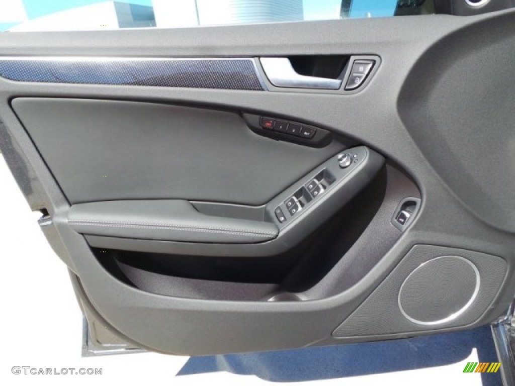 2015 Audi S4 Premium Plus 3.0 TFSI quattro Black Door Panel Photo #98290081