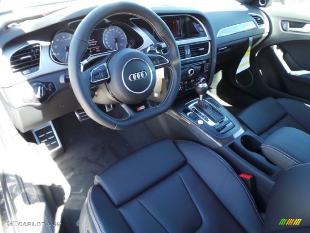 Black Interior 2015 Audi S4 Premium Plus 3.0 TFSI quattro Photo #98290129