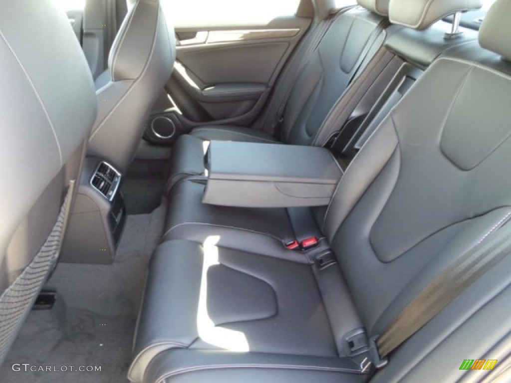 Black Interior 2015 Audi S4 Premium Plus 3.0 TFSI quattro Photo #98290474