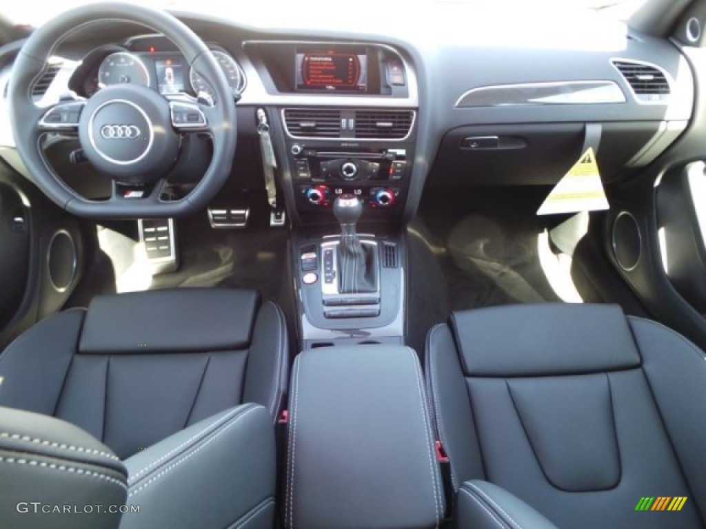 2015 Audi S4 Premium Plus 3.0 TFSI quattro Black Dashboard Photo #98290498