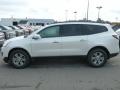 2015 White Diamond Tricoat Chevrolet Traverse LT AWD  photo #2