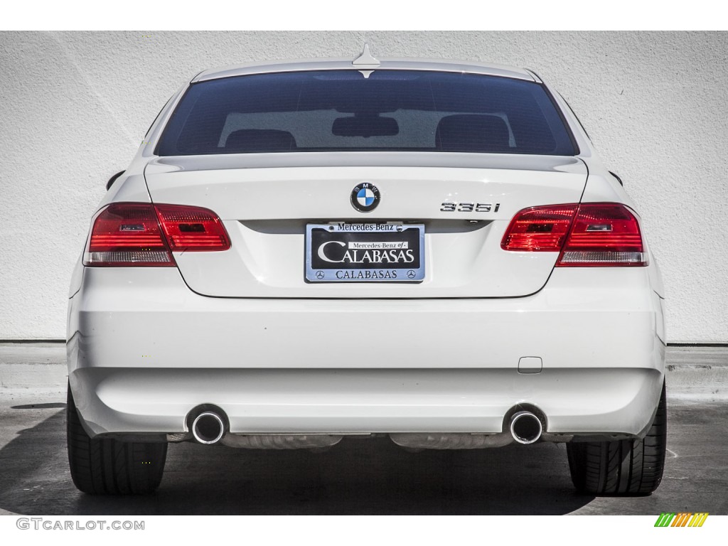 2008 3 Series 335i Coupe - Alpine White / Saddle Brown/Black photo #3