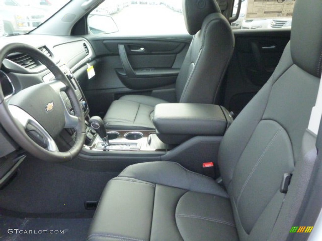 2015 Traverse LT AWD - White Diamond Tricoat / Ebony photo #9
