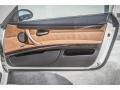 2008 BMW 3 Series Saddle Brown/Black Interior Door Panel Photo