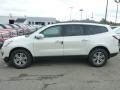 2015 White Diamond Tricoat Chevrolet Traverse LT AWD  photo #2