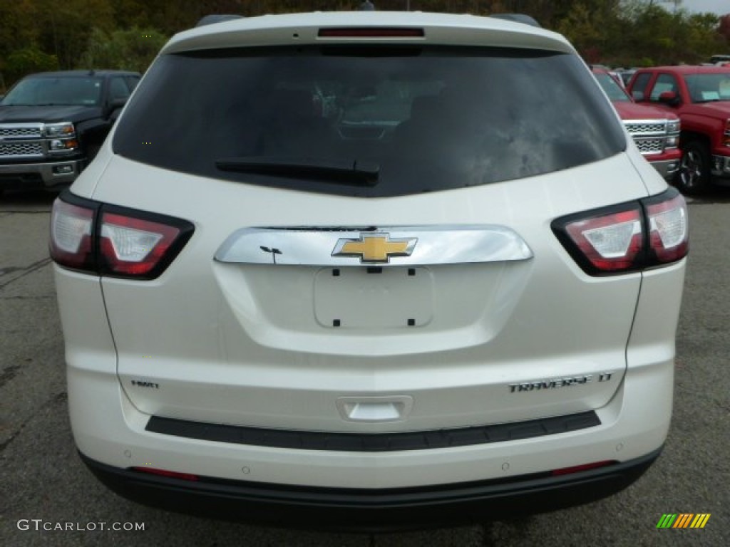 2015 Traverse LT AWD - White Diamond Tricoat / Ebony photo #4