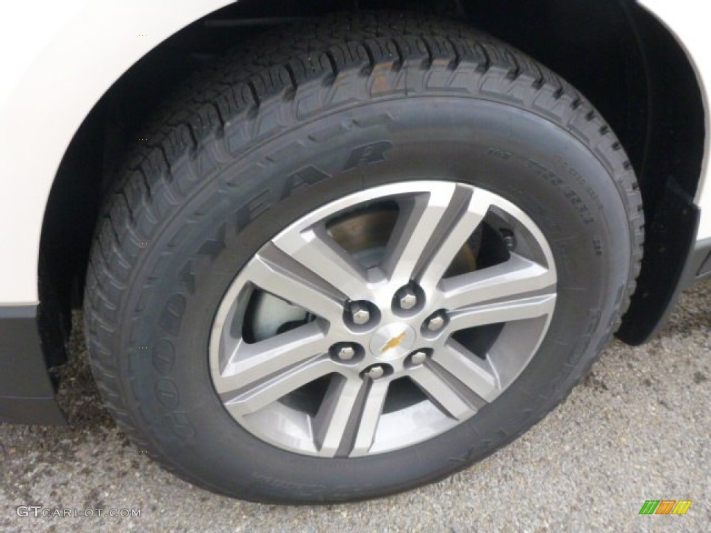 2015 Traverse LT AWD - White Diamond Tricoat / Ebony photo #8