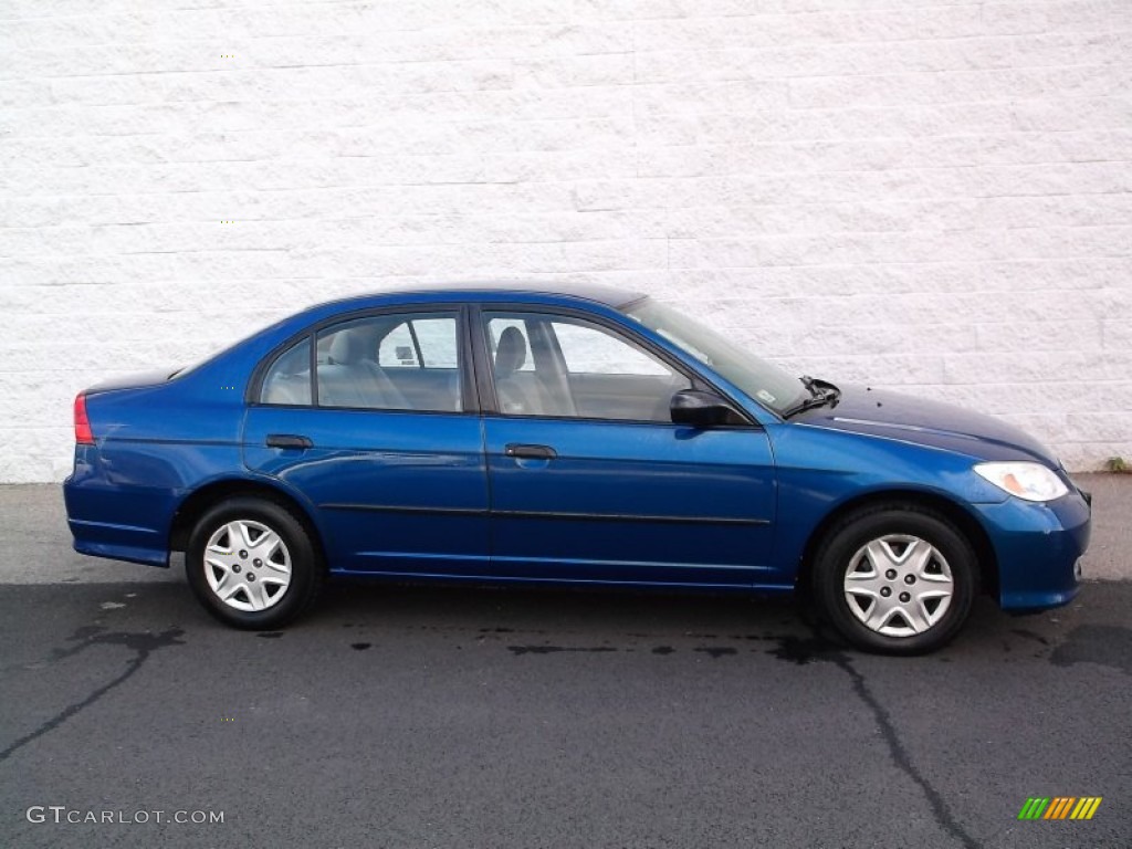 2005 Civic Value Package Sedan - Fiji Blue Pearl / Ivory photo #2