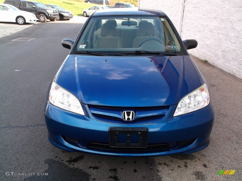 2005 Civic Value Package Sedan - Fiji Blue Pearl / Ivory photo #4