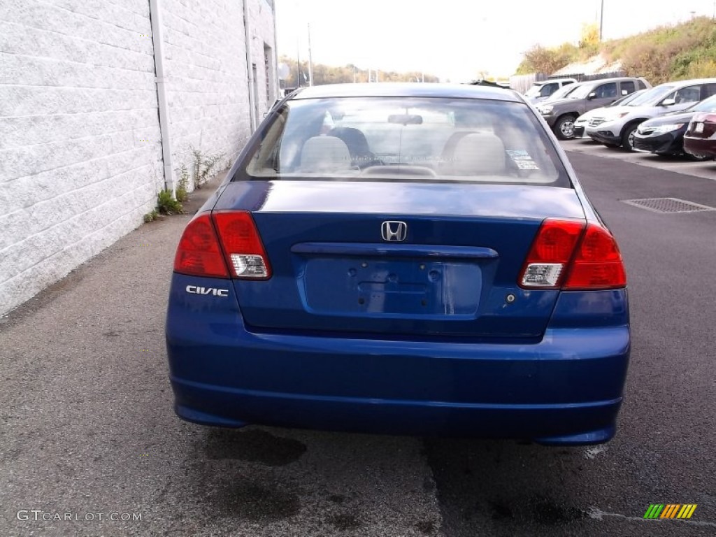 2005 Civic Value Package Sedan - Fiji Blue Pearl / Ivory photo #6