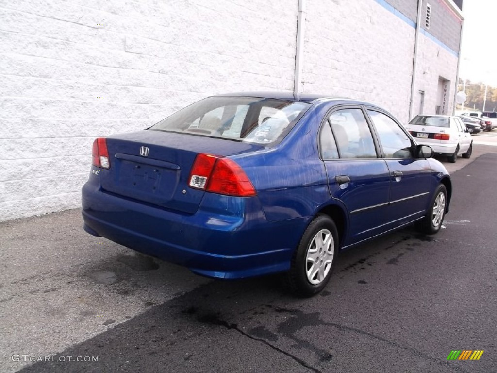 2005 Civic Value Package Sedan - Fiji Blue Pearl / Ivory photo #7