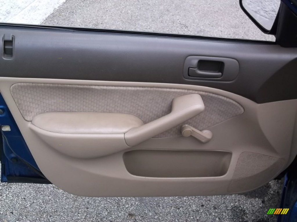 2005 Civic Value Package Sedan - Fiji Blue Pearl / Ivory photo #10