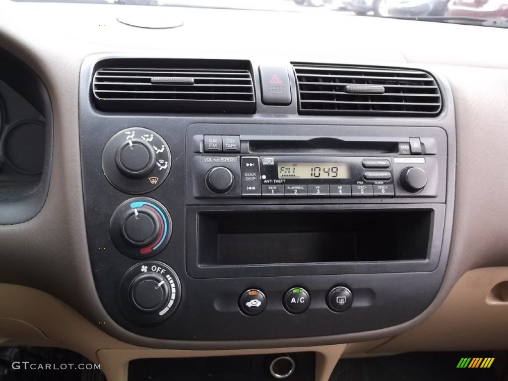 2005 Civic Value Package Sedan - Fiji Blue Pearl / Ivory photo #13