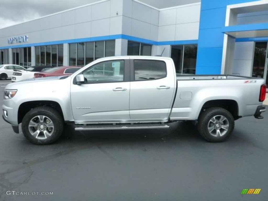 Silver Ice Metallic 2015 Chevrolet Colorado Z71 Crew Cab 4WD Exterior Photo #98294713