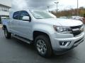 2015 Silver Ice Metallic Chevrolet Colorado Z71 Crew Cab 4WD  photo #8