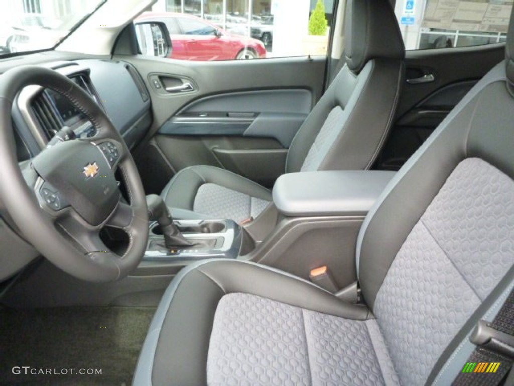 Jet Black Interior 2015 Chevrolet Colorado Z71 Crew Cab 4WD Photo #98294890