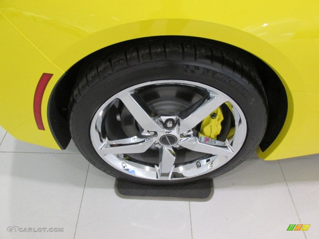 2015 Corvette Stingray Convertible - Velocity Yellow Tintcoat / Jet Black photo #3