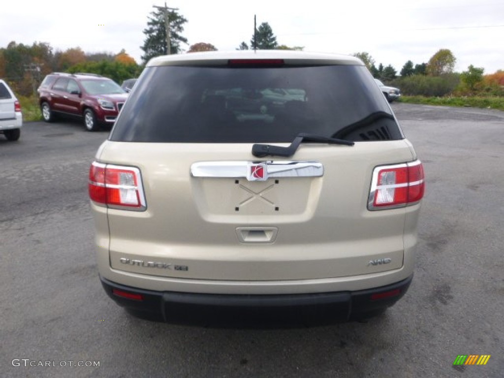 2008 Outlook XE AWD - Gold Mist / Tan photo #6