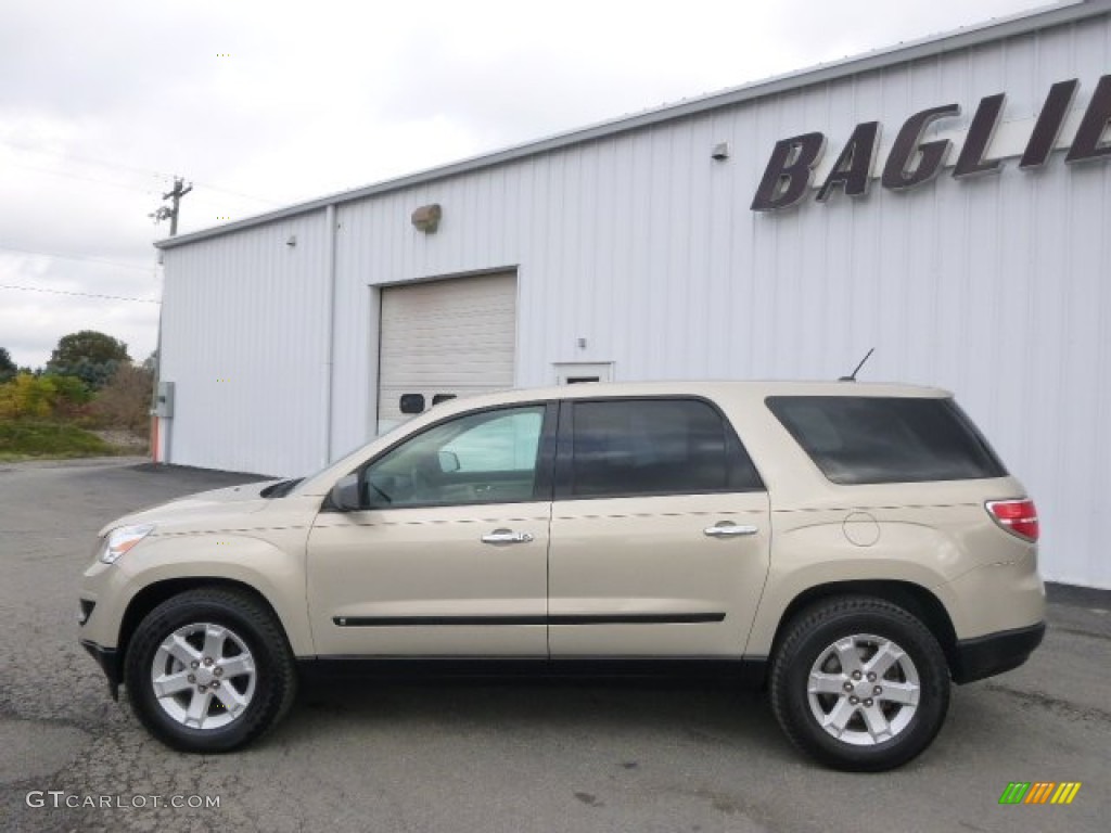 2008 Outlook XE AWD - Gold Mist / Tan photo #8