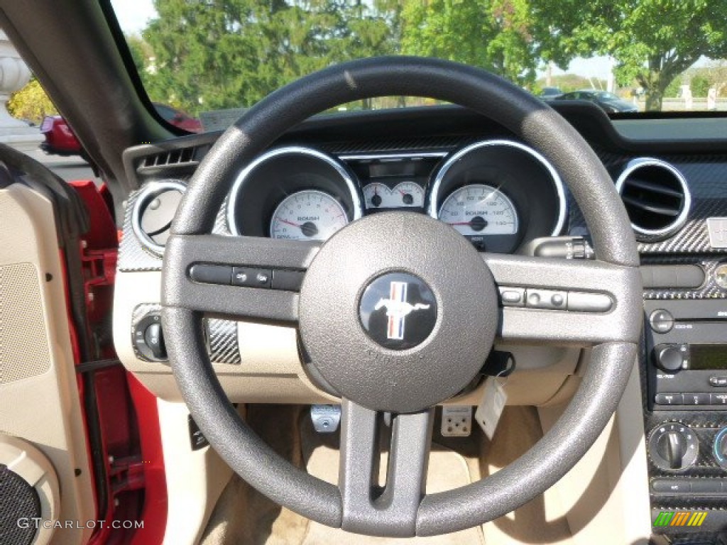 2005 Mustang GT Premium Convertible - Redfire Metallic / Medium Parchment photo #18