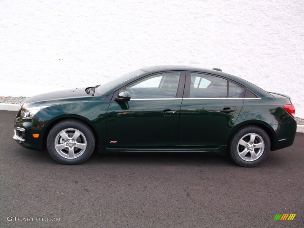 Rainforest Green Metallic 2015 Chevrolet Cruze LT Exterior Photo #98302000