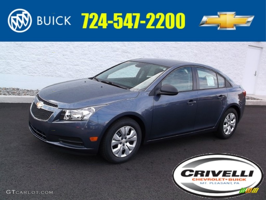2014 Cruze LS - Atlantis Blue Metallic / Jet Black/Medium Titanium photo #1