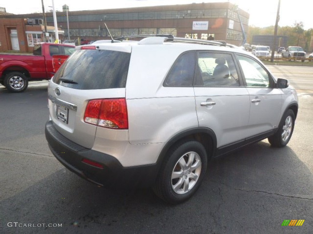 2012 Sorento LX AWD - Titanium Silver / Black photo #8