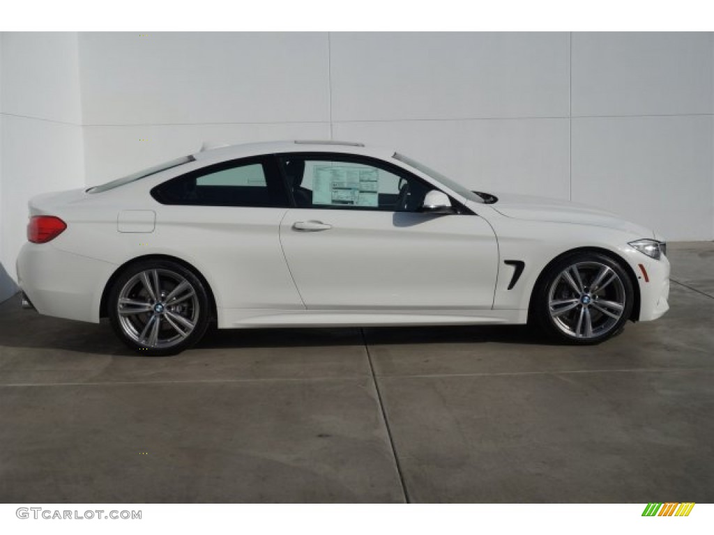 Alpine White 2015 BMW 4 Series 435i Coupe Exterior Photo #98308222