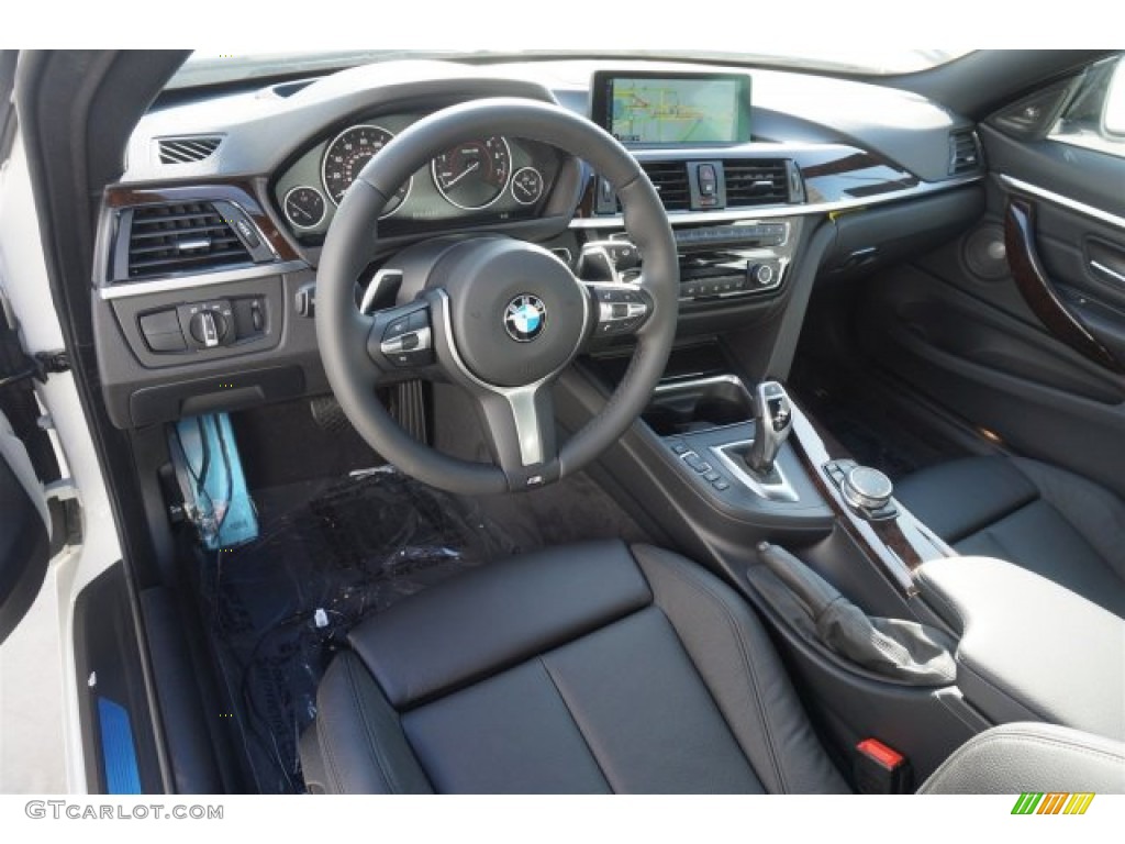 Black Interior 2015 BMW 4 Series 435i Coupe Photo #98308315