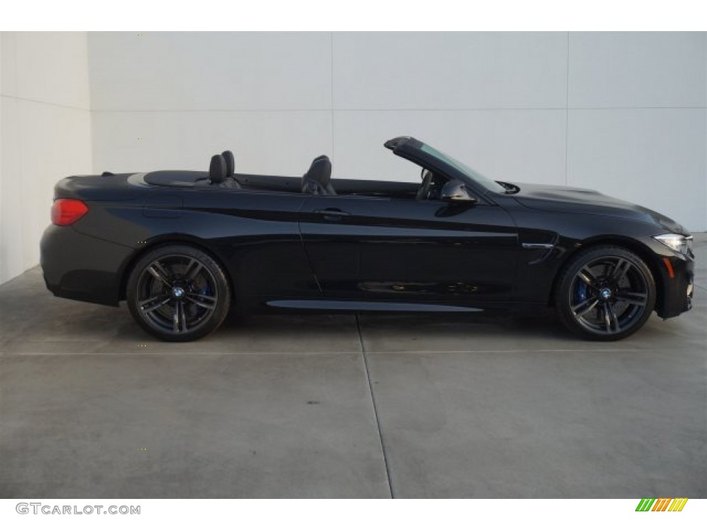 Black Sapphire Metallic 2015 BMW M4 Convertible Exterior Photo #98308594