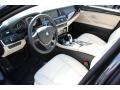 Ivory White/Black Prime Interior Photo for 2014 BMW 5 Series #98308940