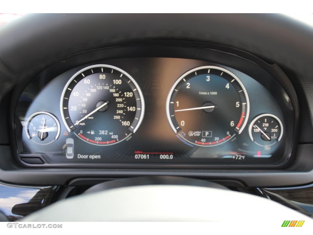 2014 BMW 5 Series 535d xDrive Sedan Gauges Photo #98309176