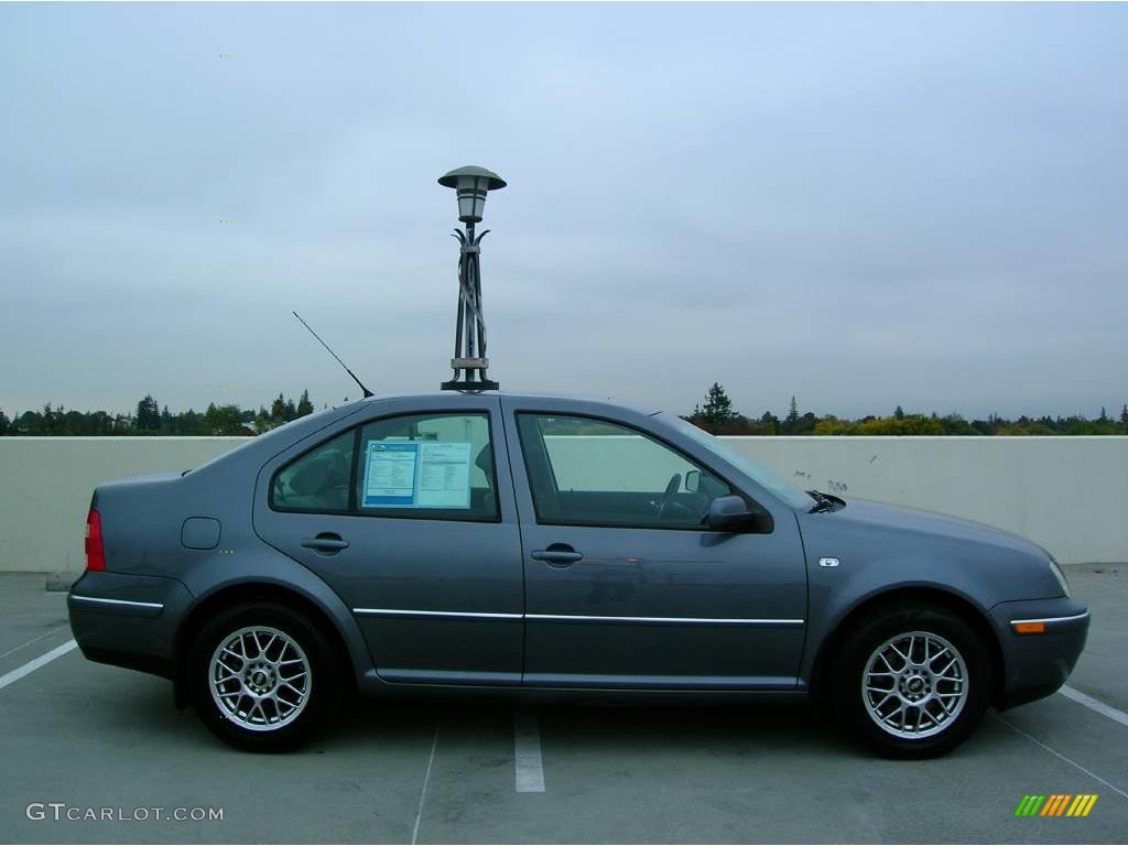 2005 Jetta GLS Sedan - Platinum Grey Metallic / Light Grey photo #6