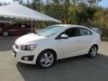 White Diamond Tricoat - Sonic LTZ Sedan Photo No. 1