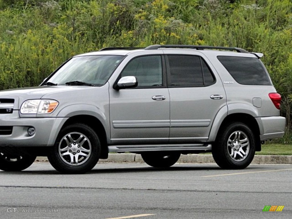 2007 Sequoia Limited - Silver Sky Metallic / Light Charcoal photo #45