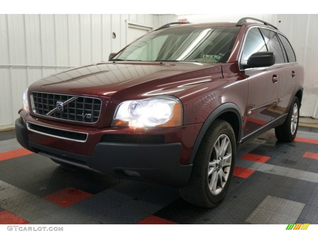 2005 XC90 V8 AWD - Ruby Red Metallic / Taupe/Light Taupe photo #3