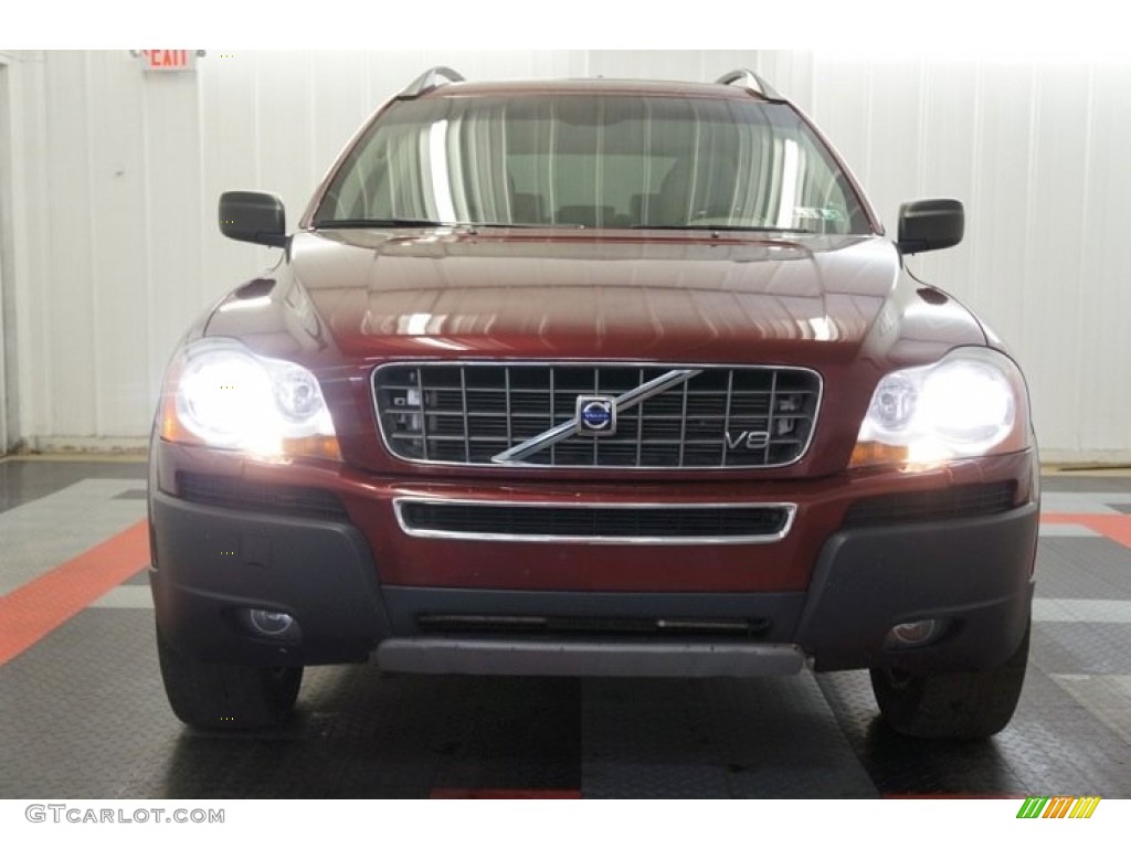 2005 XC90 V8 AWD - Ruby Red Metallic / Taupe/Light Taupe photo #4