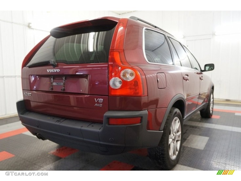 2005 XC90 V8 AWD - Ruby Red Metallic / Taupe/Light Taupe photo #8