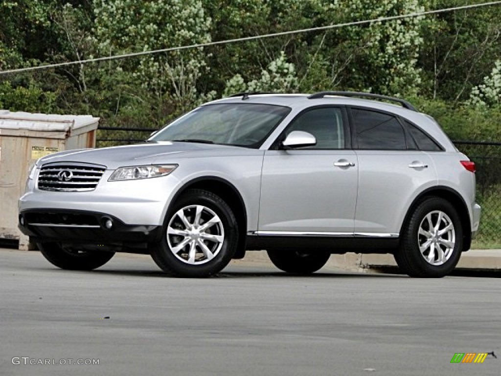 Liquid Platinum Metallic 2008 Infiniti FX 35 AWD Exterior Photo #98318095