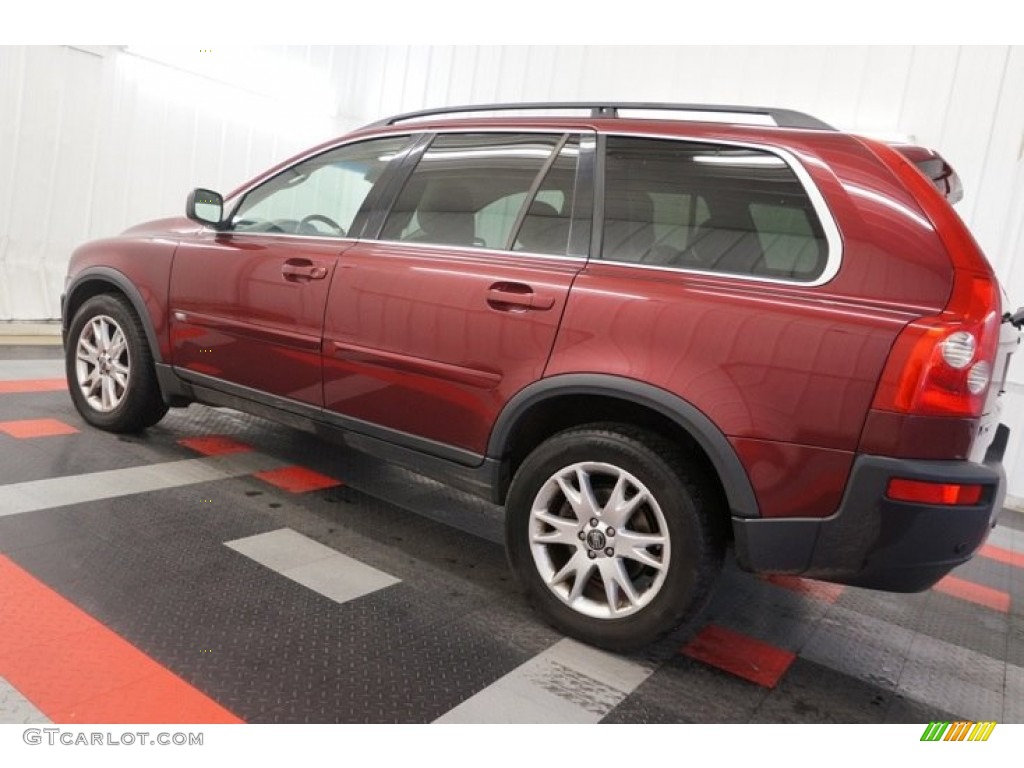 2005 XC90 V8 AWD - Ruby Red Metallic / Taupe/Light Taupe photo #11