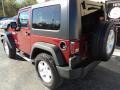 2008 Red Rock Crystal Pearl Jeep Wrangler X 4x4  photo #2