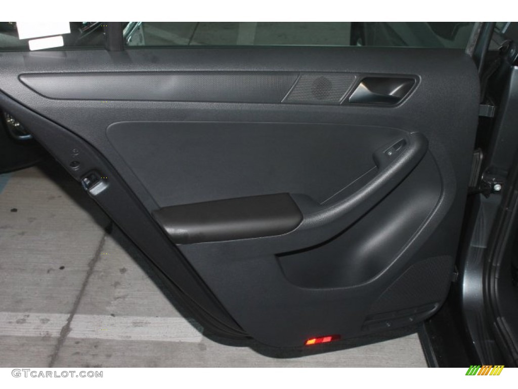 2015 Volkswagen Jetta S Sedan Titan Black Door Panel Photo #98318491