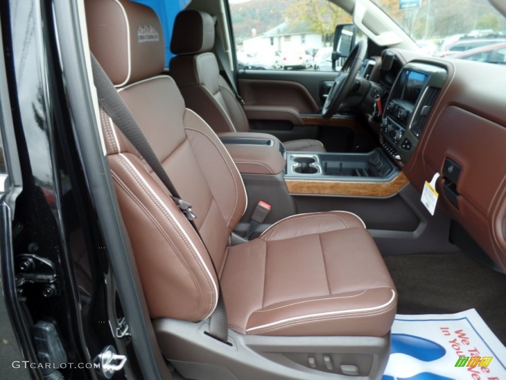 High Country Saddle Interior 2015 Chevrolet Silverado 2500HD High Country Crew Cab 4x4 Photo #98319586