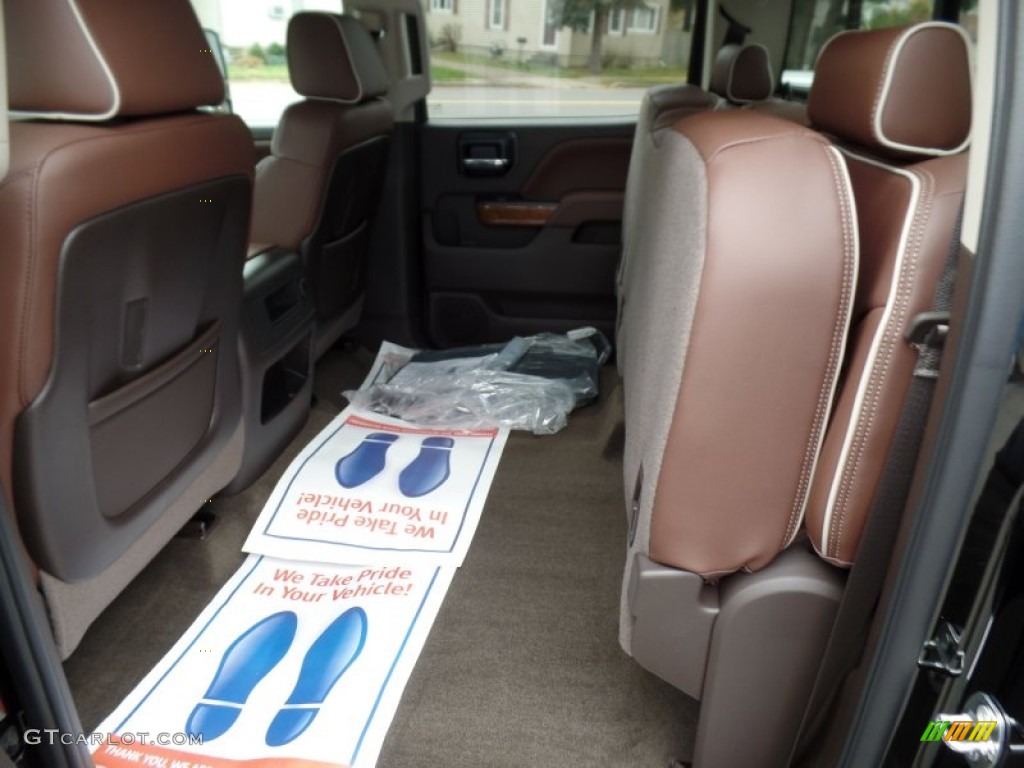 2015 Chevrolet Silverado 2500HD High Country Crew Cab 4x4 Rear Seat Photo #98319748