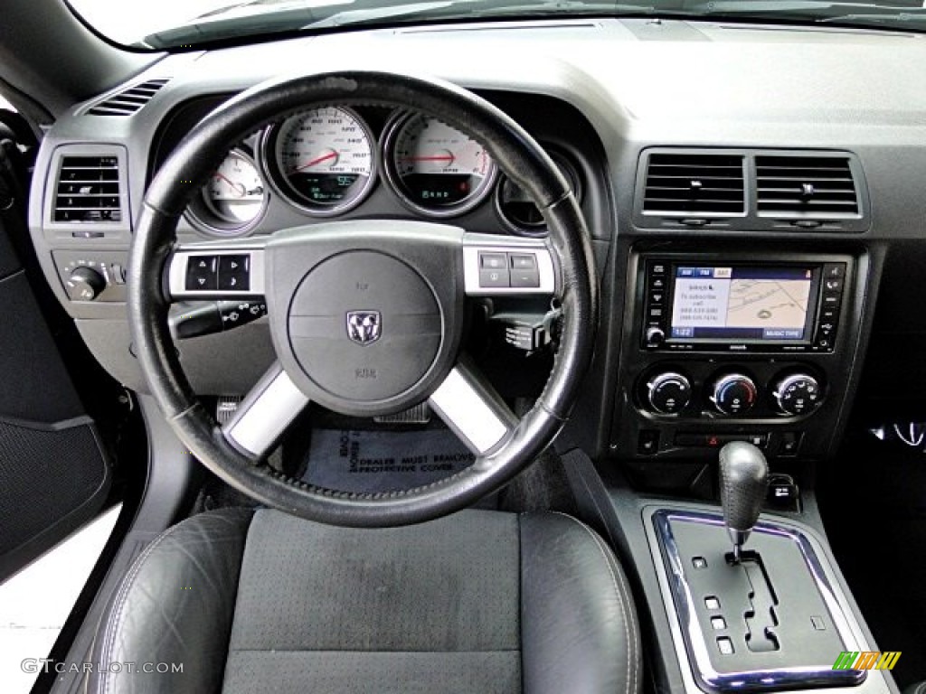 2008 Dodge Challenger SRT8 Dark Slate Gray Dashboard Photo #98321173