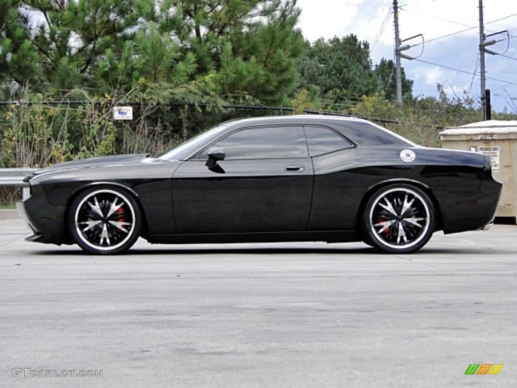 2008 Challenger SRT8 - Brilliant Black Crystal Pearl / Dark Slate Gray photo #27